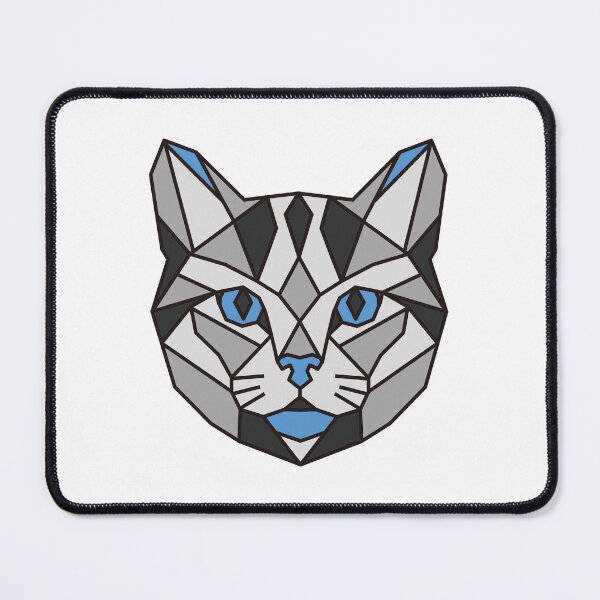 Item preview, Geometric American Shorthair Cat designed and sold by AnimalsKnowAll.