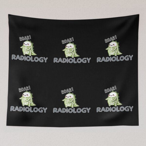 Item preview, Cute Radiology Skeleton Dinosaur  - Funny Rad Tech and x-ray tech Gift designed and sold by medoutfits.