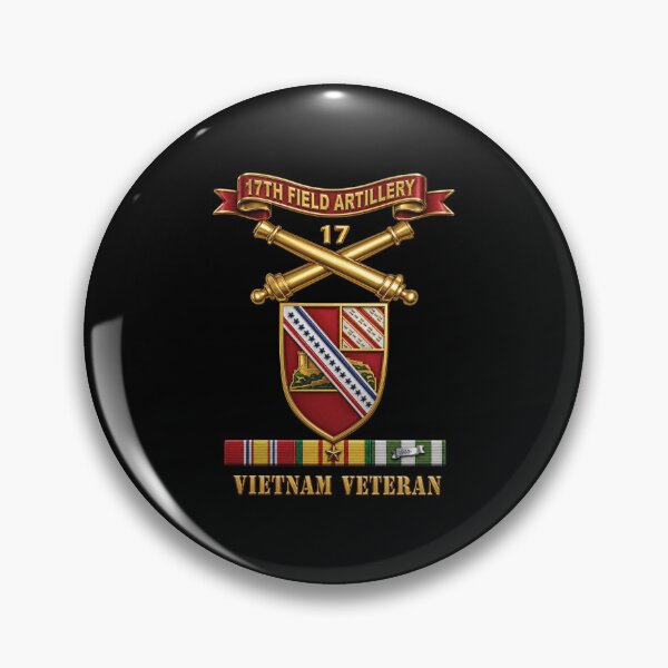 Item preview, Army - 17th Field Artillery w Br - Ribbon, Vietnam Veteran w VN SVC - 3D - Enhanced designed and sold by Military Insignia Products.