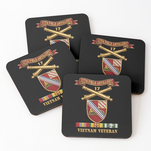 Item preview, Army - 17th Field Artillery w Br - Ribbon, Vietnam Veteran w VN SVC - 3D - Enhanced designed and sold by Military Insignia Products.