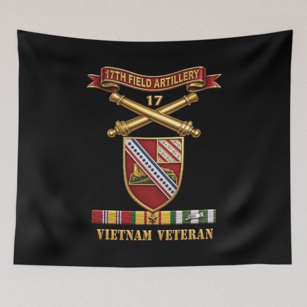 Item preview, Army - 17th Field Artillery w Br - Ribbon, Vietnam Veteran w VN SVC - 3D - Enhanced designed and sold by Military Insignia Products.
