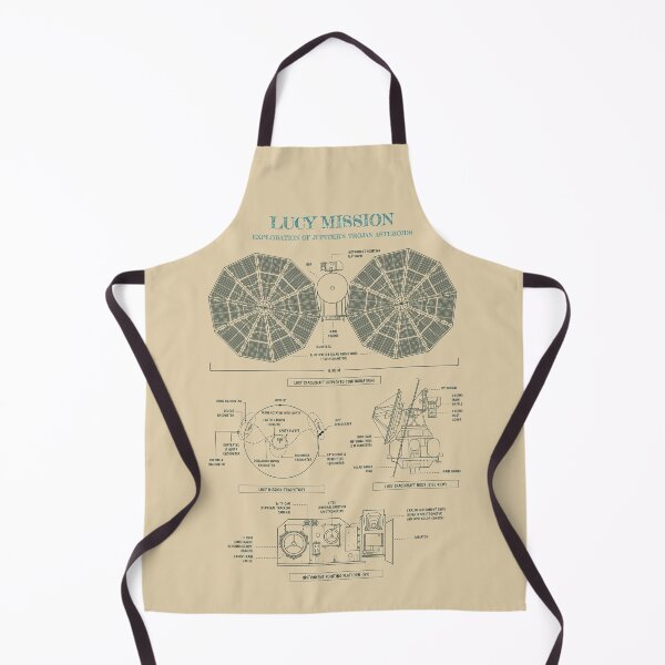 Item preview, LUCY Mission. NASA Space Probe (Parchment) designed and sold by BGALAXY.