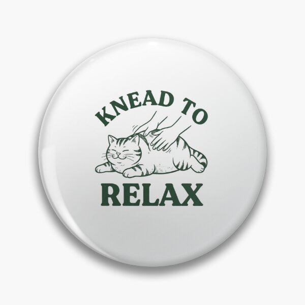 Item preview, Knead to Relax Vintage Chubby Cat designed and sold by GoofyShopp.