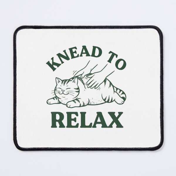 Item preview, Knead to Relax Vintage Chubby Cat designed and sold by GoofyShopp.