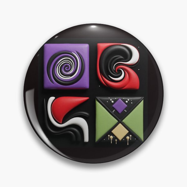 Item preview, shape language C colorful geometric abstract design designed and sold by SmashingDeals.