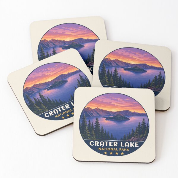 Item preview, Crater Lake National Park Orego Retro Design designed and sold by Gideon Emmerich.