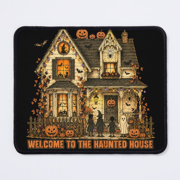 Item preview, Welcome to the Haunted House Vintage Halloween Cottage designed and sold by Spyshirt.