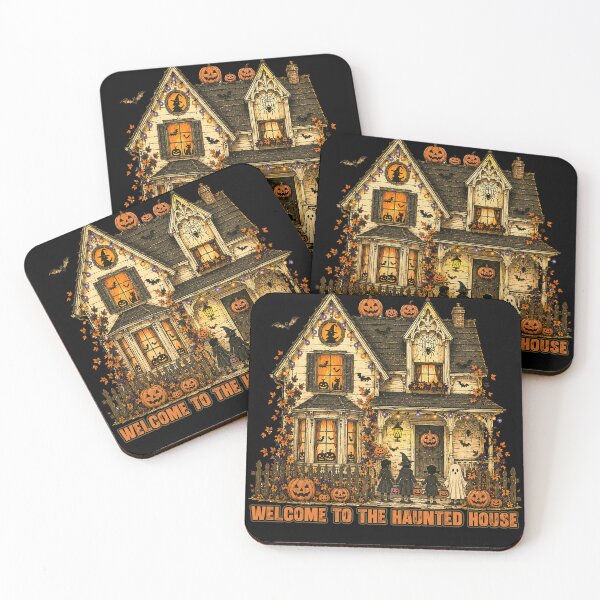 Item preview, Welcome to the Haunted House Vintage Halloween Cottage designed and sold by Spyshirt.