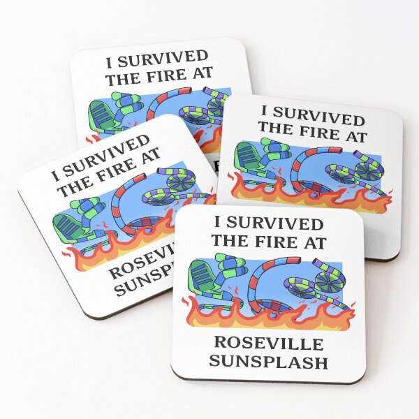Item preview, I Survived The Fire At Roseville Sunsplash designed and sold by RosevilleItems.