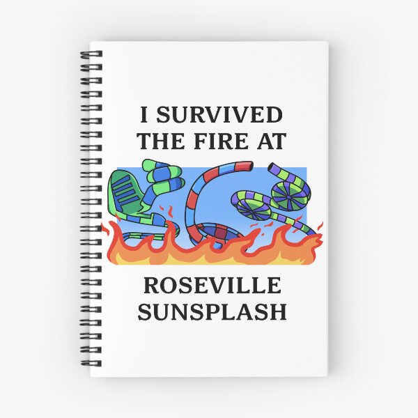 Item preview, I Survived The Fire At Roseville Sunsplash designed and sold by RosevilleItems.