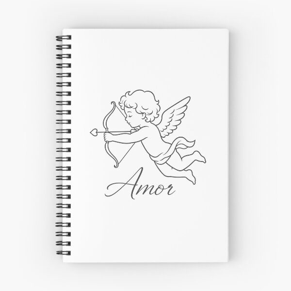 Item preview, Cupid Angel with Bow | Minimalist Amor Line Art Design designed and sold by CalmMandala.