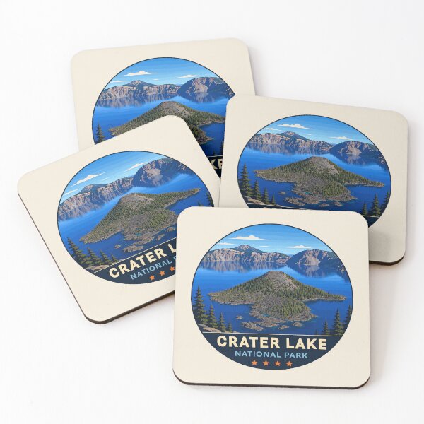Item preview, Crater Lake National Park Orego Retro Design designed and sold by Gideon Emmerich.
