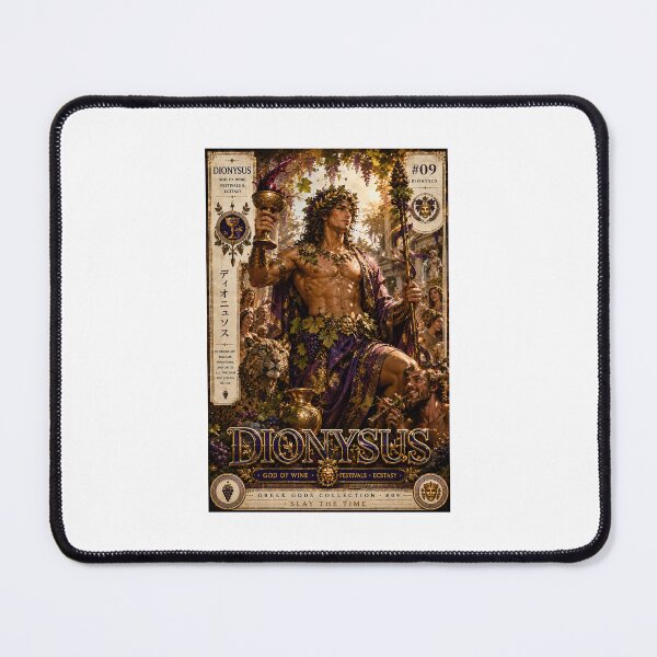 Item preview, Dionysus – God of Wine & Festivals | Greek Gods Collection #09 | Greek Mythology Fantasy Art | Divine Revelry | Slay The Time designed and sold by SLAYTHESPACE.