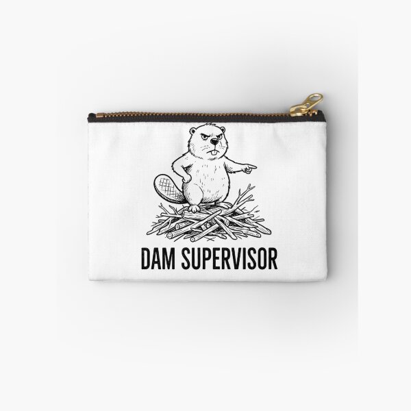 Item preview, Dam Supervisor Funny Beaver designed and sold by GoofyShopp.