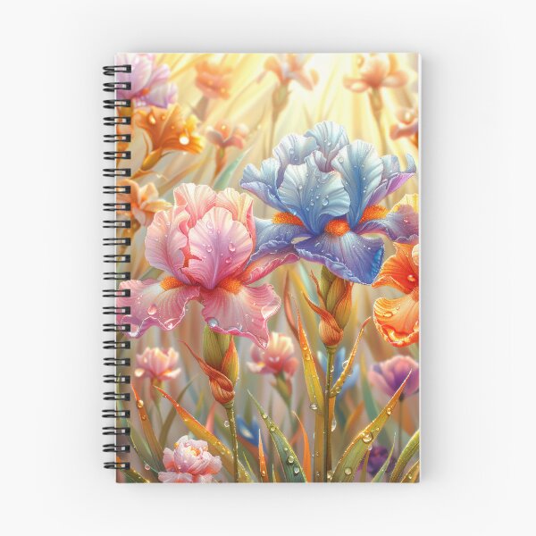 Item preview, Iris Meadow with Dew Drops Art designed and sold by MargaretWiktor.