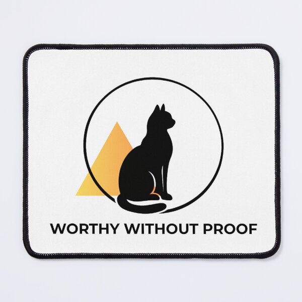 Item preview, Worthy Without Proof designed and sold by RunningWhiskers.