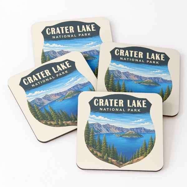 Item preview, Crater Lake National Park Orego Retro Design designed and sold by Gideon Emmerich.