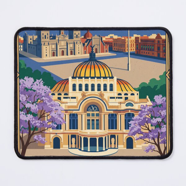 Item preview, Mexico City Mexico Vintage Travel Poster designed and sold by Bomax121.