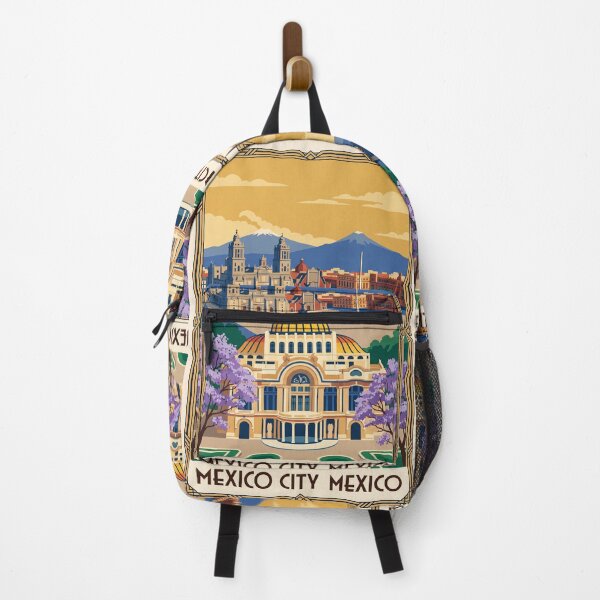 Item preview, Mexico City Mexico Vintage Travel Poster designed and sold by Bomax121.