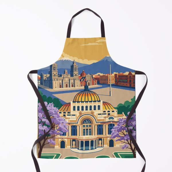 Item preview, Mexico City Mexico Vintage Travel Poster designed and sold by Bomax121.
