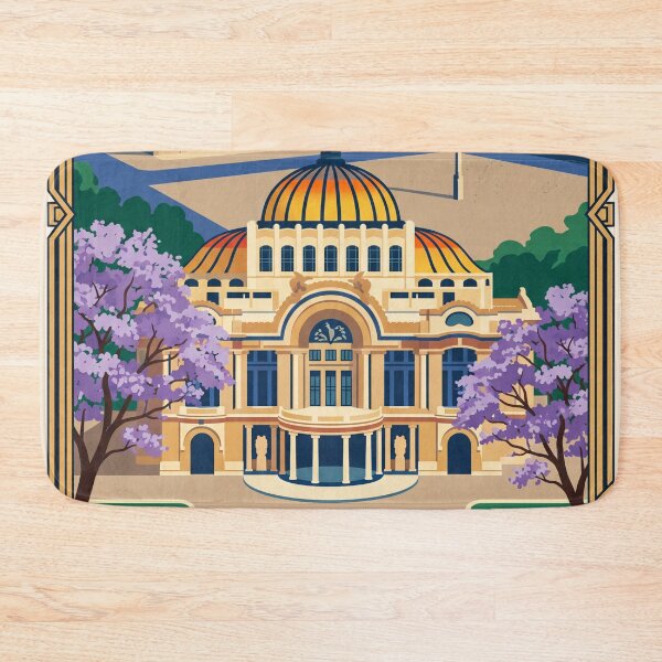 Item preview, Mexico City Mexico Vintage Travel Poster designed and sold by Bomax121.
