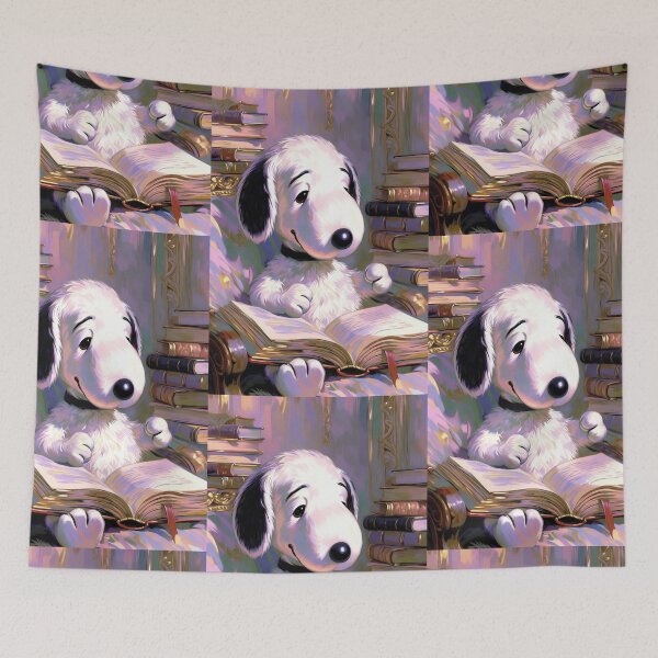 Item preview, Snoopy reading designed and sold by Tanya Zevallos.