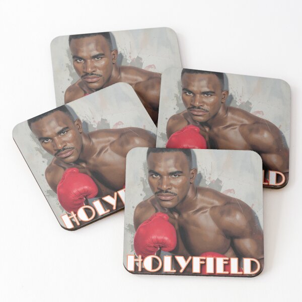Item preview, Evander The Real Deal Holyfield boxing legends designed and sold by MoodiArtist.