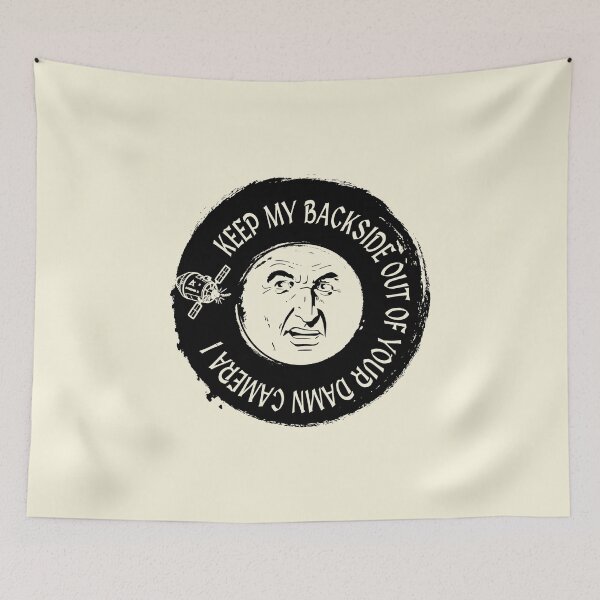 Item preview, Artemis 2  Keep My Dark Side Out Your Camera Funny Moon Will Smith Quote Meme Christian Humor Privacy Quote Space Art | Black designed and sold by ZechJohnRB.