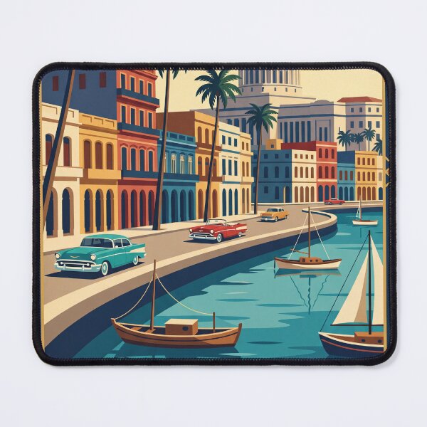 Item preview, Havana Cuba Vintage Travel Poster designed and sold by Bomax121.