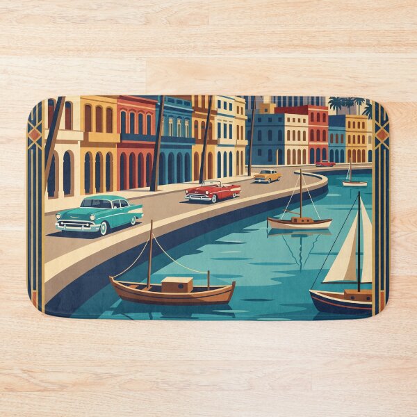 Item preview, Havana Cuba Vintage Travel Poster designed and sold by Bomax121.