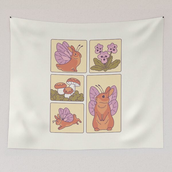 Item preview, Fairy Bunnies designed and sold by Erika Vaigel Illustrations.