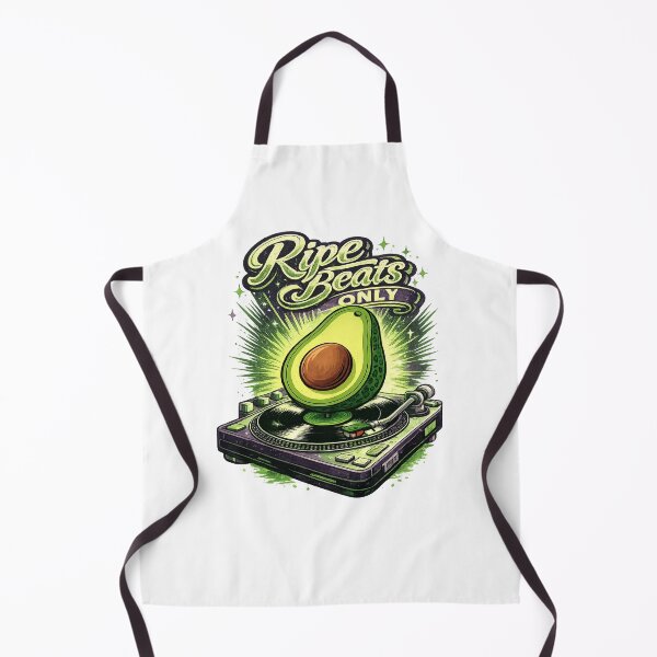 Item preview, Ripe Beats Only Funny Avocado DJ Design designed and sold by JMDG Studio.