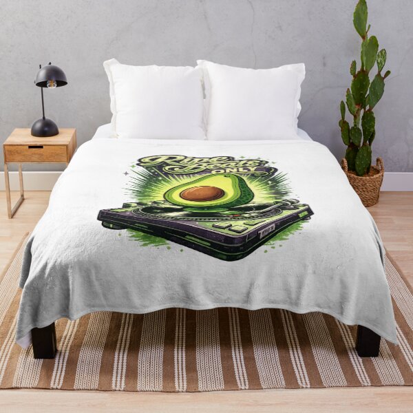 Item preview, Ripe Beats Only Funny Avocado DJ Design designed and sold by JMDG Studio.