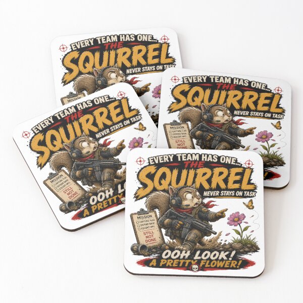 Item preview, Every Team Has One – The Squirrel | Funny Gamer Co-Op Gaming T-Shirt designed and sold by AmaJoy Designs .