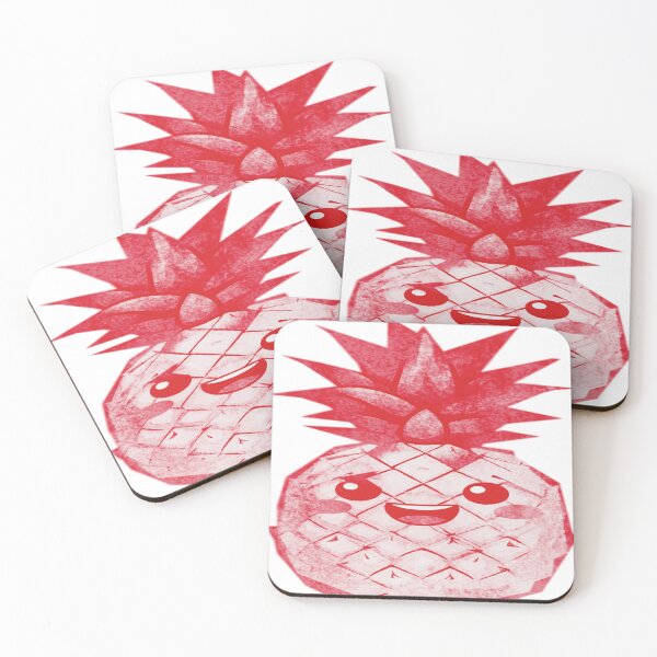 Item preview, Cute Kawaii Smiling Pineapple designed and sold by kinpirks.