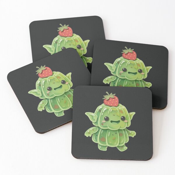Item preview, Strawberry Kiwi Jelly Goblin RPG Sticker designed and sold by AestheticRPG .