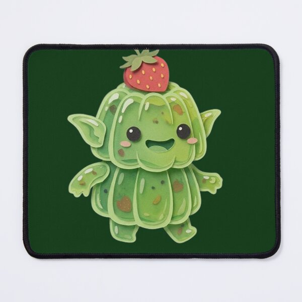 Item preview, Strawberry Kiwi Jelly Goblin RPG Sticker designed and sold by AestheticRPG .