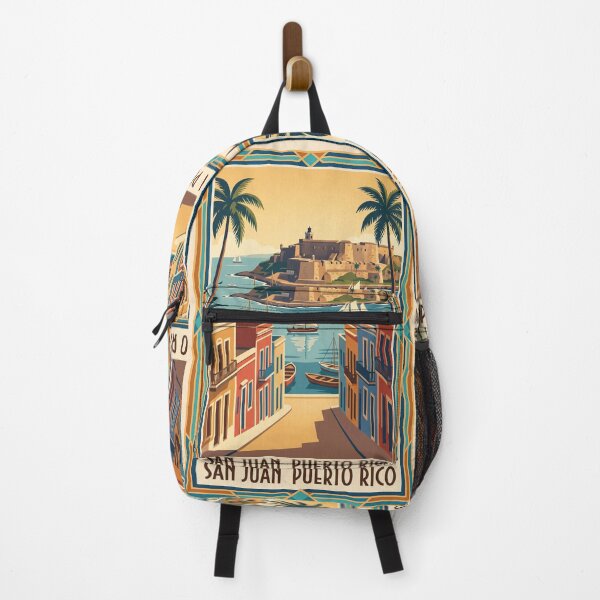 Item preview, San Juan Puerto Rico Vintage Travel Poster designed and sold by Bomax121.