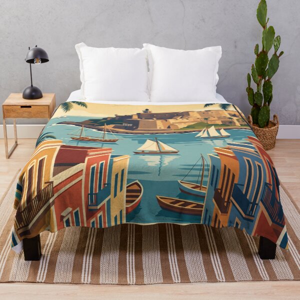 Item preview, San Juan Puerto Rico Vintage Travel Poster designed and sold by Bomax121.