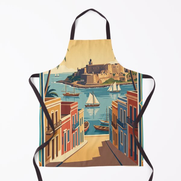Item preview, San Juan Puerto Rico Vintage Travel Poster designed and sold by Bomax121.