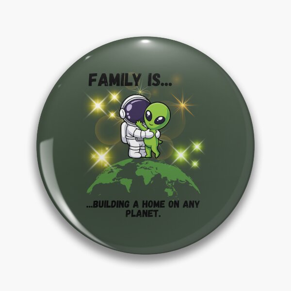 Item preview, Family is Building a Home on Any Planet - Cute Space Design designed and sold by AhmadAnnaPrints.