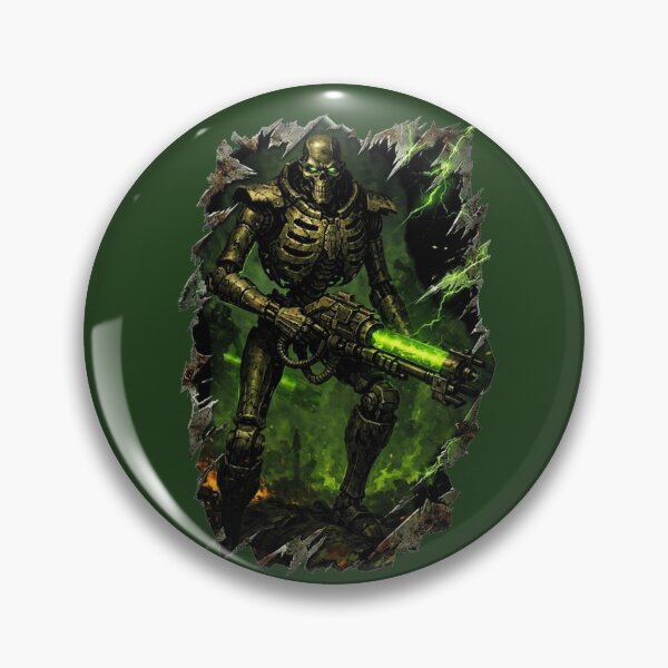 Item preview, Cybernetic Mech Skeleton Warrior Sci-Fi Horror Graphic designed and sold by LegendQuarter.