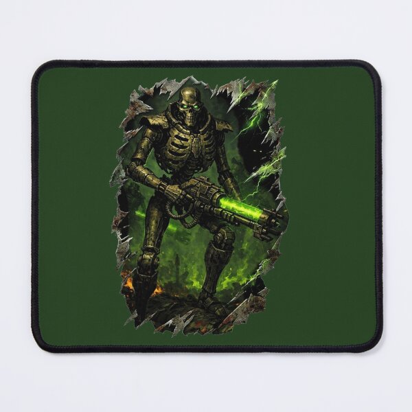 Item preview, Cybernetic Mech Skeleton Warrior Sci-Fi Horror Graphic designed and sold by LegendQuarter.
