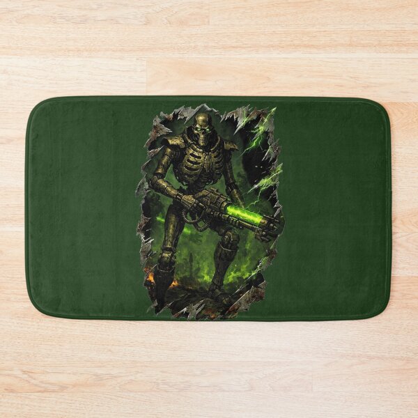 Item preview, Cybernetic Mech Skeleton Warrior Sci-Fi Horror Graphic designed and sold by LegendQuarter.