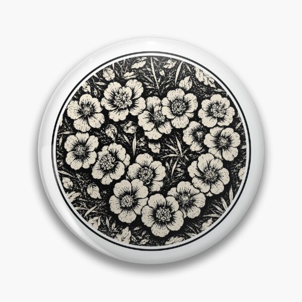 Item preview, Heart-Shaped Camellias | Botanical Ink Art Flower designed and sold by Linoluca.