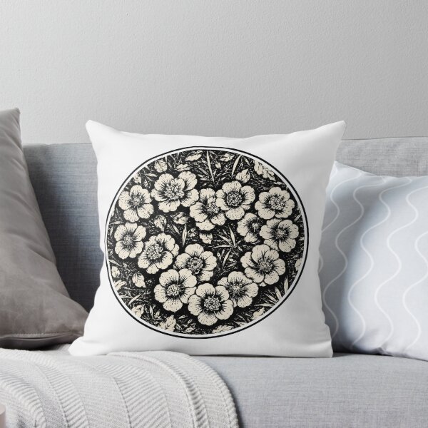 Item preview, Heart-Shaped Camellias | Botanical Ink Art Flower designed and sold by Linoluca.