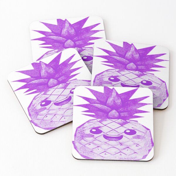 Item preview, Cute Kawaii Smiling Pineapple designed and sold by kinpirks.