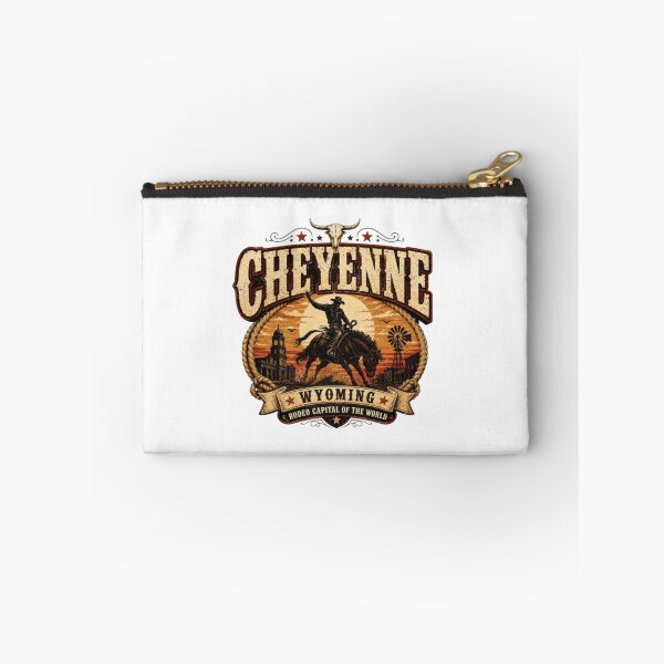 Item preview, Cheyenne Wyoming Vintage Rodeo Western Cowboy Graphic designed and sold by TechneCo.