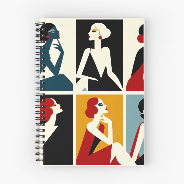 Item preview, 1920s Style Femme Fatale Abstract designed and sold by miffd.
