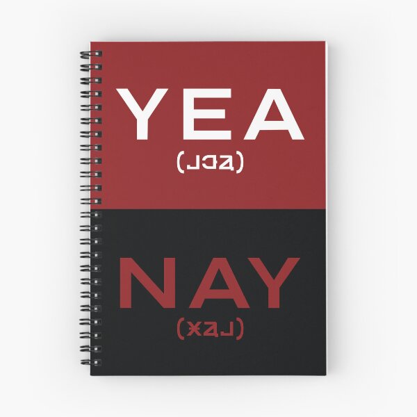 Item preview, Yea Nay Voting Cards designed and sold by LanaOkay.